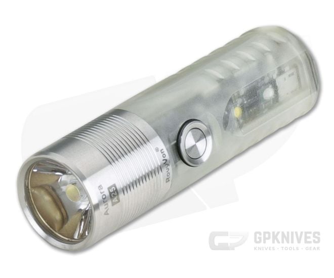Rovyvon Aurora A25 GITD 1000 Lumen Cool White LED UV Multi Functional EDC Flashlight - RV-A25-U