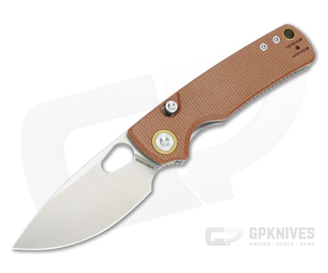Vosteed Porcupine Brown Micarta Satin 14C28N - VSD-A2604