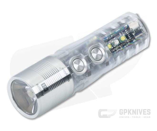 Rovyvon Aurora A28 Flashlight Neutral White (5000K) White+UV Sidelights - RV-A28U-G2-5000K
