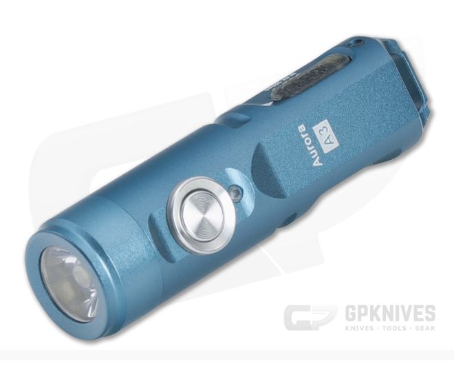 Rovyvon Aurora A3 Aqua Blue Aluminum Flashlight Neutral White (5000K) - RV-A3-G4-BLU-5000K