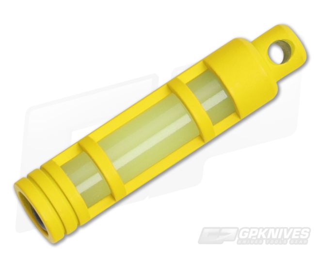 TEC Accessories Aluminum Glow Fob Corvette Yellow Embrite - TA-A3-YEL