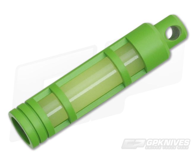 TEC Accessories Aluminum Glow Fob Zombie Green Embrite - TA-A3-ZG