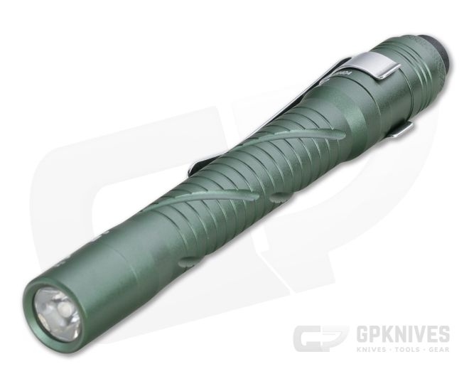 Rovyvon Aurora A33 Dark Green Aluminum 180 Lumen Neutral White Rechargeable Pen Flashlight - RV-A33-GRN-5000K