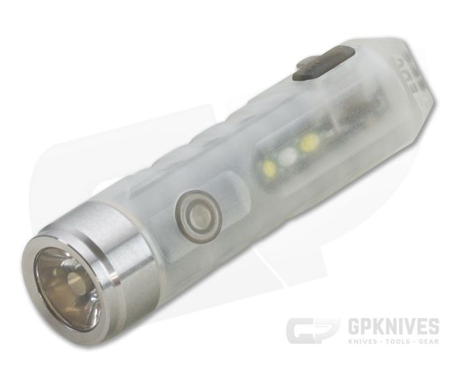 Rovyvon Aurora A7x Cool White + UV 650 Lumen Blue GITD LED Keychain Flashlight - RV-A7X-CW-UV