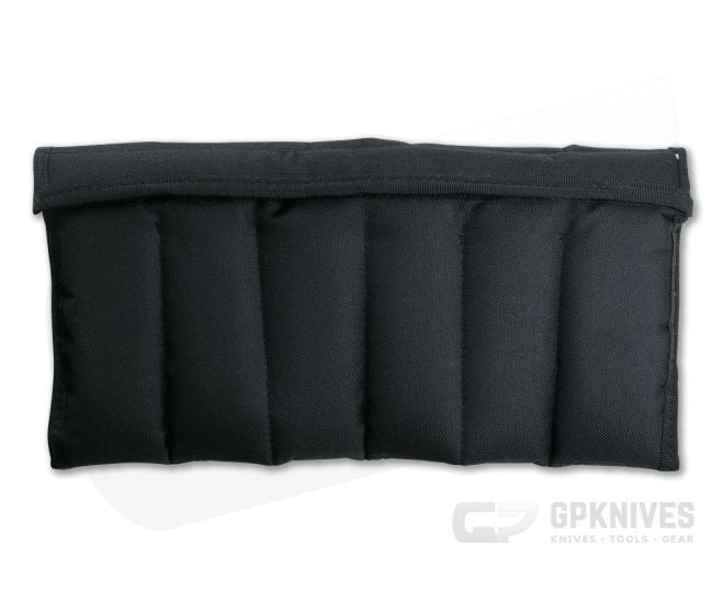 Black Cordura Knife Storage Pouch with 12 Compartments - AC-111
