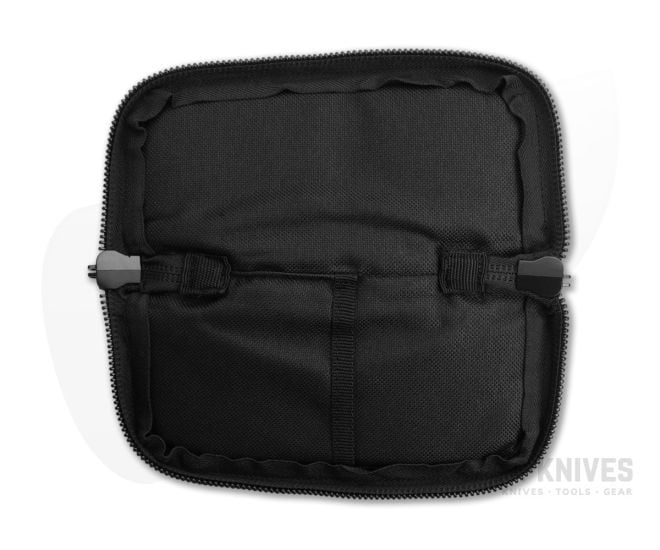 Carry All 7 Inch Black Cordura Zipper Pouch