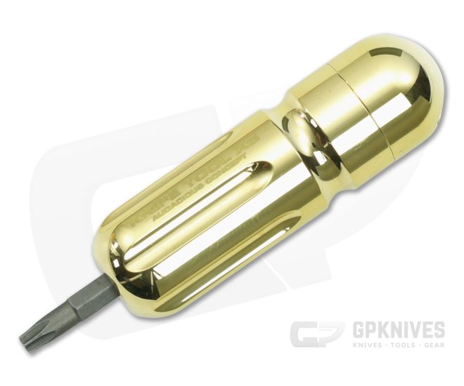 Audacious Concept Knife Tool XS Brass Hand Polished - AC-KTXS-BRASS