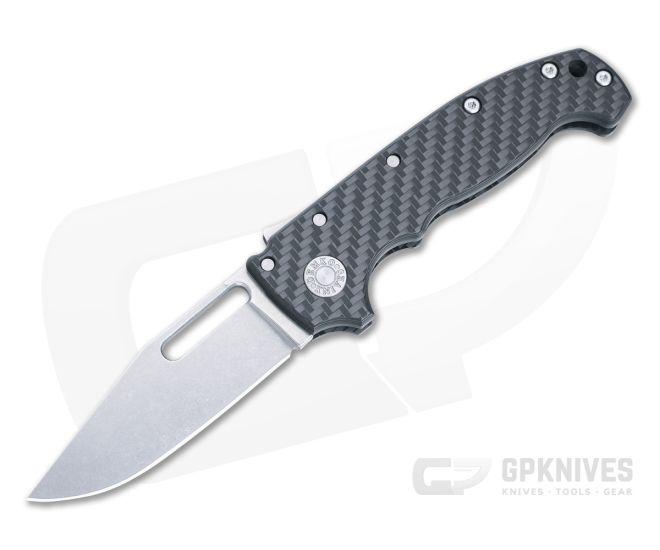 Demko MG AD20 Full Flat Grind 3V Clip Point Carbon Fiber Shark Lock Folder DK-AD20-CF - DK-AD20-CF