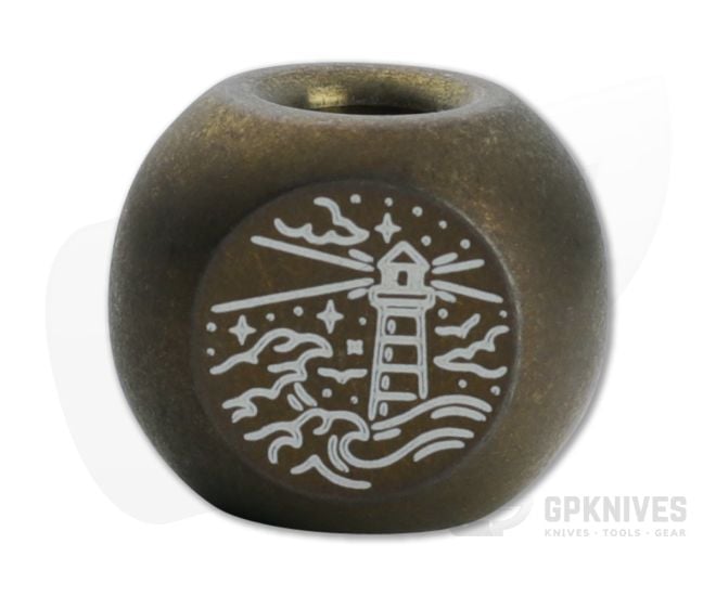 Audacious Concept Adventure Bead Bronze Titanium Lanyard Bead ADV-TIT-BRZ - AC-ADV-TIT-BRZ