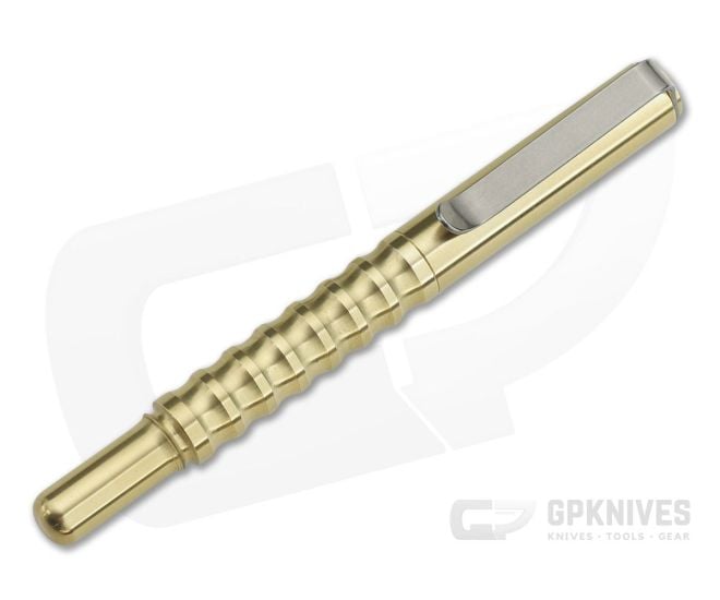 Prometheus Lights Alpha Executive Pen Solid Brass - PL-AEP-BRS