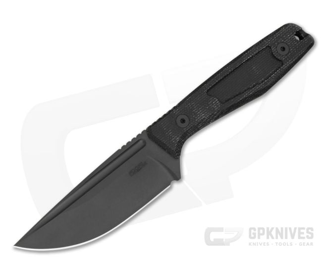 Axial Alpine Ultralight Black Micarta Fixed Blade - AXL-ALPINE-44
