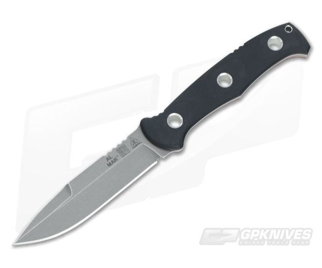 TOPS Knives Al Mar Mini SERE Operator Sharpened Swedge 154CM Fixed Blade AMAR-02 - TP-AMAR-02