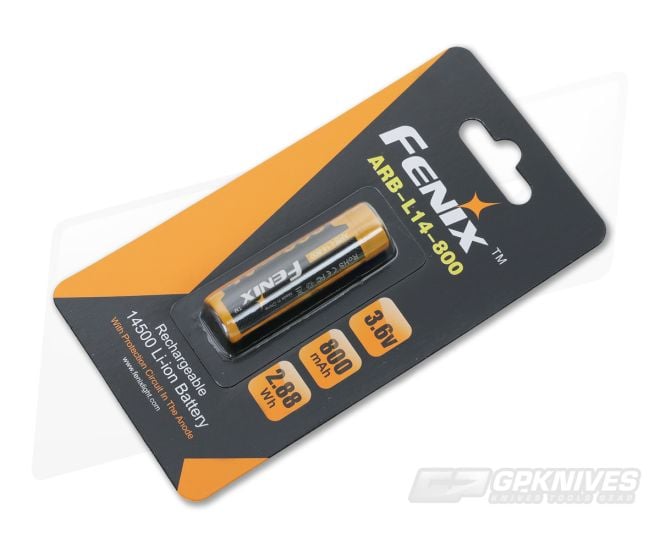 Fenix Rechargeable 14500 Li-ion Battery 800 mAh - FF-ARB-L14-800