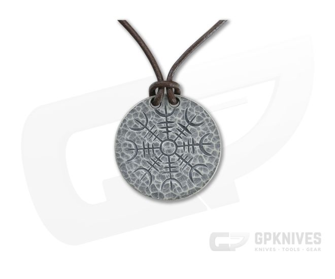 Shire Post Mint Helm of Awe Coin Necklace Aegishjalmur Viking Coin Fine Silver - SPM-AWE-SV-P