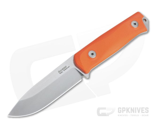 LionSteel B41 Bushcraft Orange G10 Sleipner Steel Fixed Blade - LS-B41-GOR
