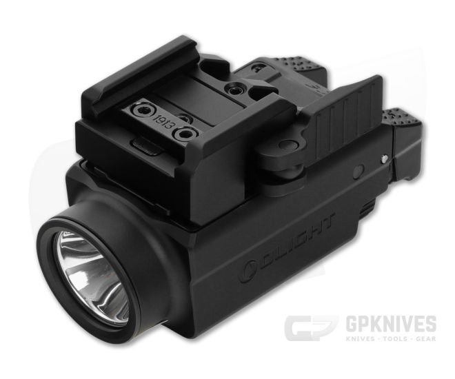 Olight Baldr S ST Black Aluminum Green Laser with Strobe (Neutral White) Magnetic Rechargeable Weapon Light - OL-BALDR-S-ST-BLK