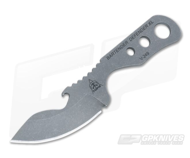 TOPS Knives Bartender Defender XL Stonewashed - TP-BAR-XL