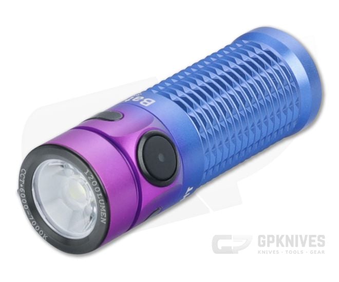 Olight Baton 3 Purple Gradient Limited Edition Rechargeable 1200 Lumen LED Flashlight - OL-BATON-3-PG