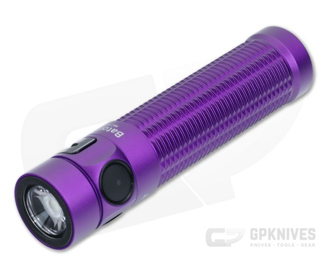 Olight Baton 3 Pro Purple Rechargeable Cool White 1500 Lumen Flashlight - OL-BATON-3-PRO-PUR-CW