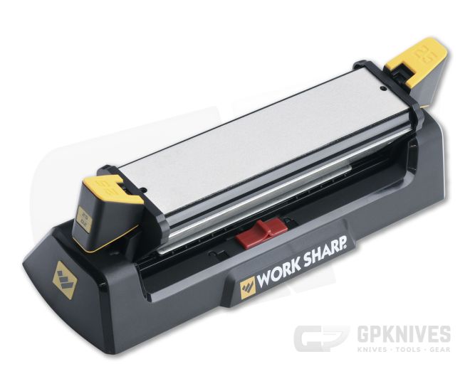Work Sharp Benchstone Tri-Brasive Knife Sharpener WSBCHBSS - WS-BCHBSS