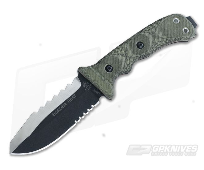 TOPS Border Heat Fixed Knife - TP-BDH05