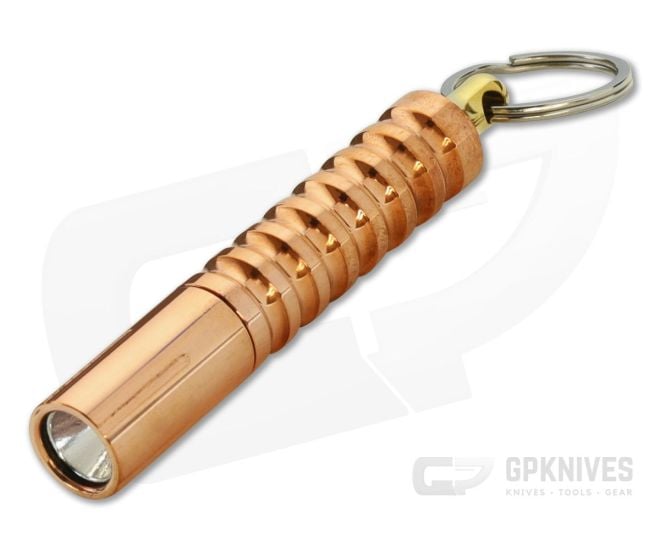 Prometheus Lights Beta QRv2 Solid Copper AAA LED Flashlight BETA-CPR - PL-BETA-CPR