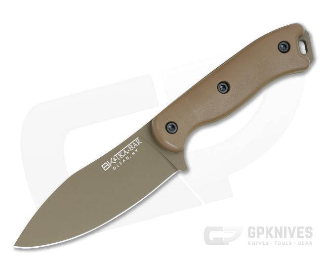 Kabar BK19 Becker Nessmuk Burnt Bronze Fixed Blade - KA-BK19