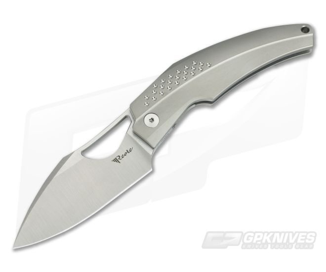 Reate Knives Baby Machine Bead Blast Titanium Bharucha Satin RWL34 - RK-BM-01