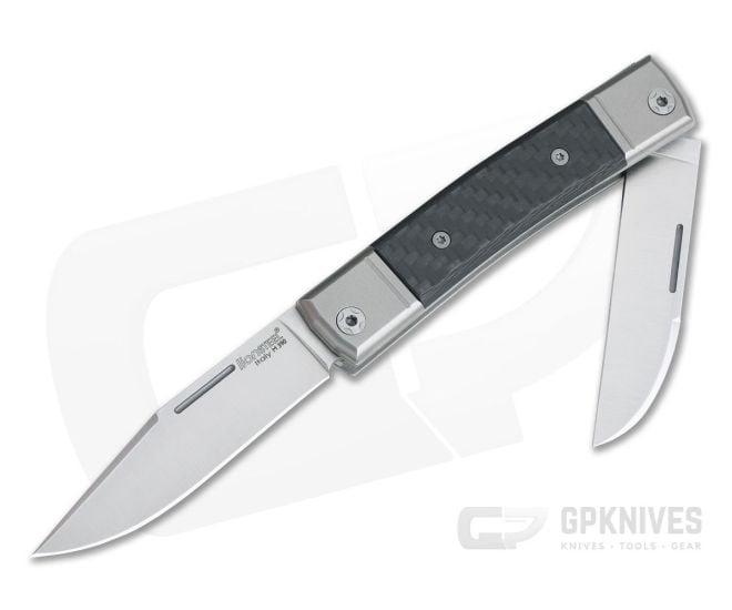 LionSteel BestMan 2-Blade Slip Joint M390 Carbon Fiber BM13-CF - LS-BM13-CF