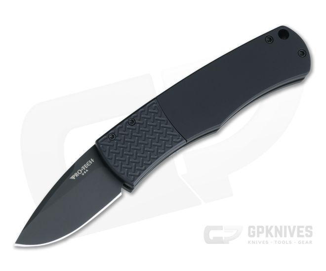 Protech BR-1CA.7 California Legal Magic Whiskers Black DLC Bolster Release Automatic - PT-BR-1CA.7