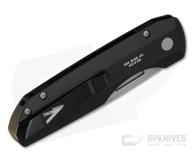 Protech Vero Synapse 2 - Black Handle - Blasted MagnaMax Blade