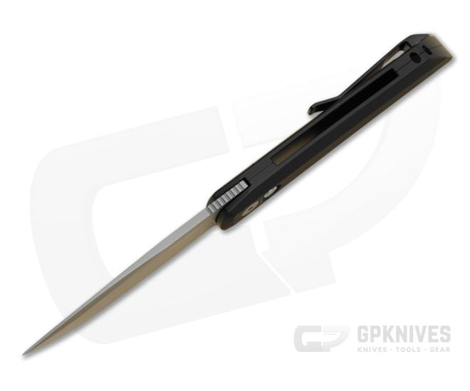 Protech Vero Synapse 2 - Black Handle - Blasted MagnaMax Blade