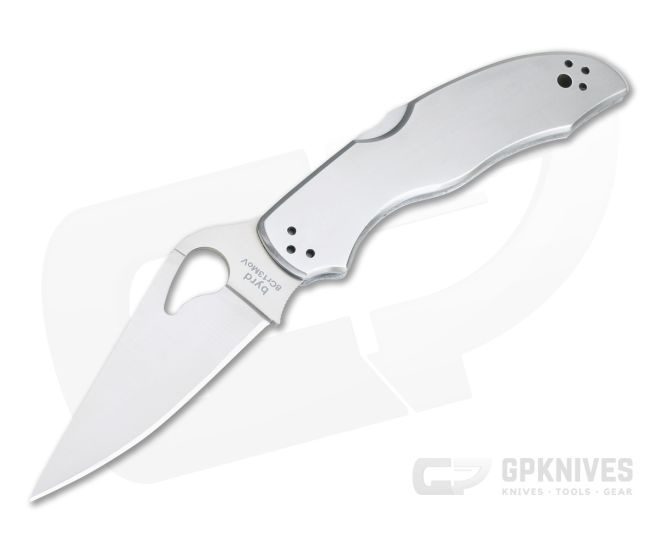 Byrd Harrier 2 Stainless Steel Satin Plain Edge Folder BY01P2 - BY-01P2