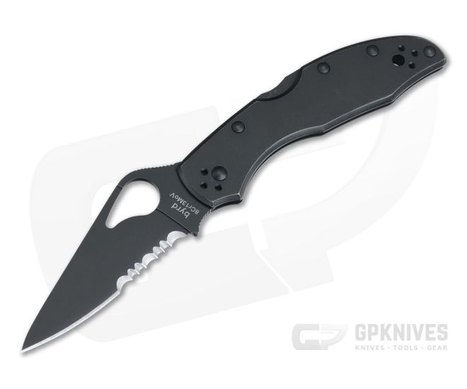 Byrd Meadowlark 2 Black Stainless Steel Part Serrated 04BKPS2 - BY-04BKPS2