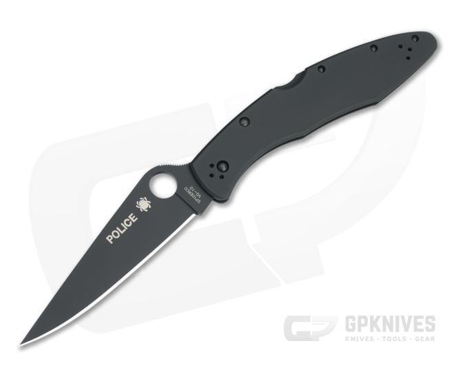 Spyderco Police Model Black Stainless C07BKP - SP-C07BKP
