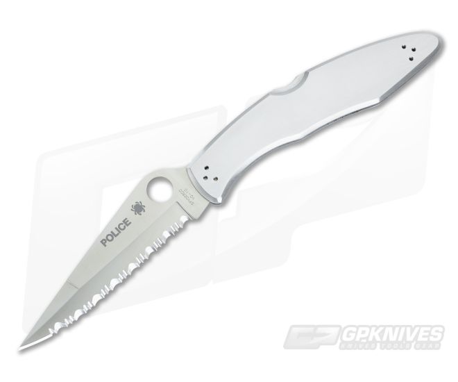 Spyderco Police Model Spyderedge Fully Serrated C07S - SP-C07S