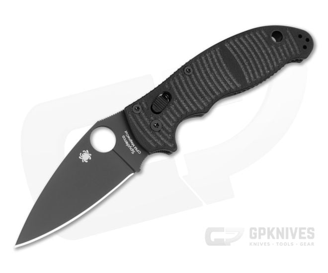 Spyderco Manix 2 Salt Black Magnacut Black G10 - SP-C101GMCBKP2