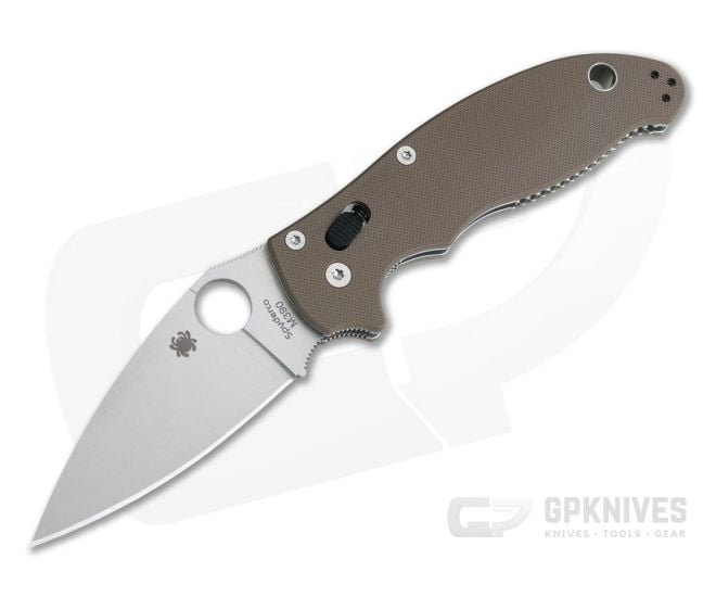 Spyderco Manix 2 Limited Satin M390 Earth Brown G10 C101GPBN2 - SP-C101GPBN2