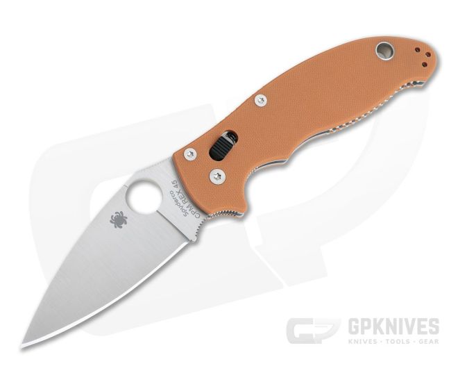 Spyderco Manix 2 Sprint REX 45 Burnt Orange G10 C101GPBORE2 - SP-C101GPBORE2