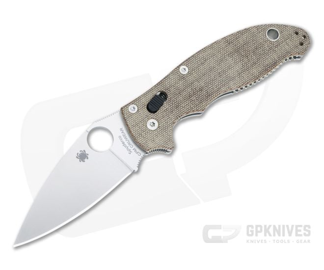 Spyderco Manix 2 Cru-Wear Brown Micarta C101MPCW2 - SP-C101MPCW2
