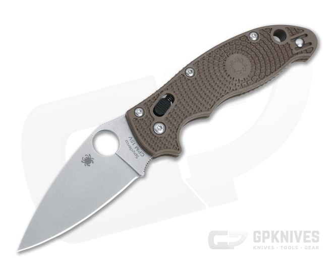 Spyderco Manix 2 Lightweight Brown CPM-15V Sprint Run - SP-C101PBN15V