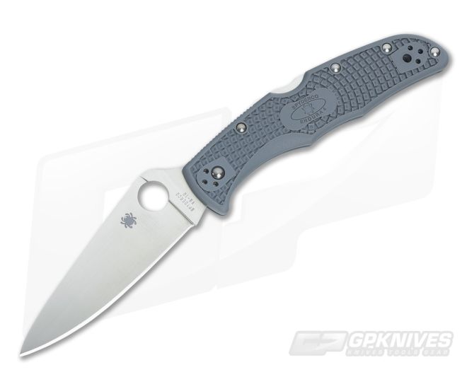 Spyderco Endura 4 Flat Ground VG10 Gray FRN C10FPGY - SP-C10FPGY