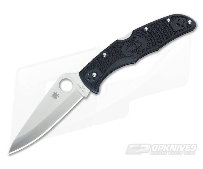 Spyderco Endura 4 Lightweight Plain VG10 Black FRN C10PBK - SP-C10PBK