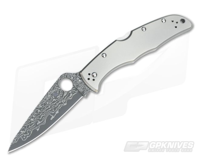 Spyderco Endura 4 Titanium & Damascus C10TIPD - SP-C10TIPD