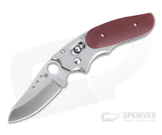 Spyderco Viele Phoenix Sprint Run Satin VG10 Red G10 Ball Bearing Lock Folder C114GPRD - SP-C114GPRD