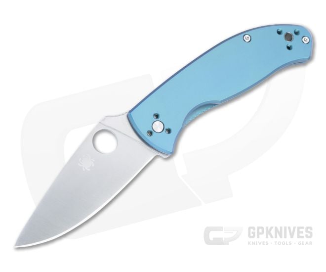 Spyderco Tenacious Blue Titanium - SP-C122TIBLP