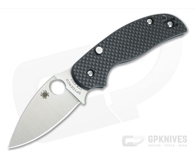 Spyderco Sage 6 Button Compression Lock - SP-C123CFBCLP