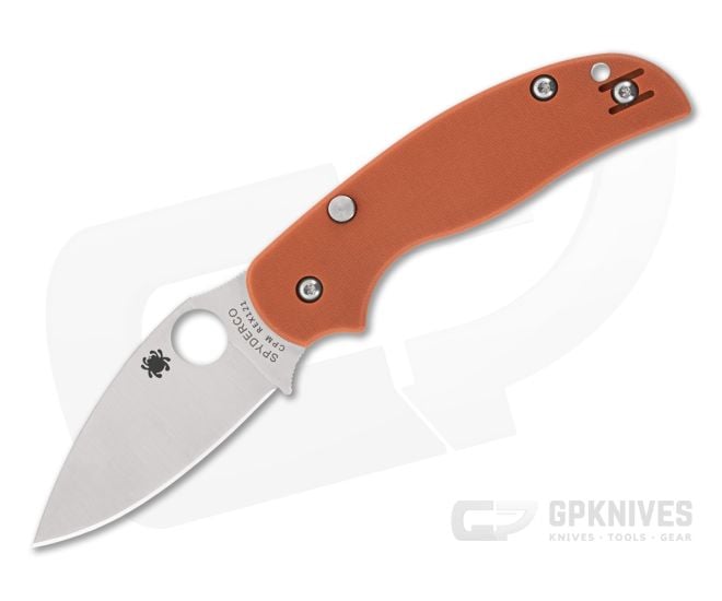 Spyderco Sage 6 REX 121 Burnt Orange G10 C123GPBOR - SP-C123GPBOR