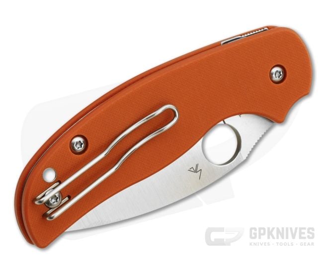 Spyderco Sage 6 - REX 121 - Burnt Orange G10 C123GPBOR