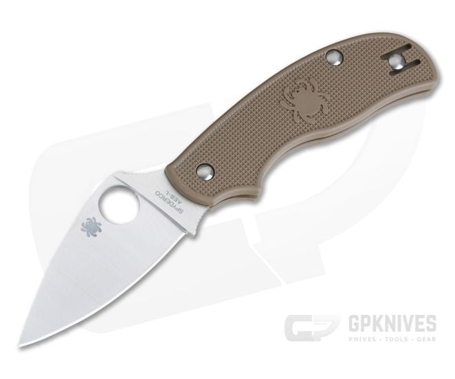 Spyderco Urban AEB-L Lightweight Brown Sprint Run C127PBN - SP-C127PBN